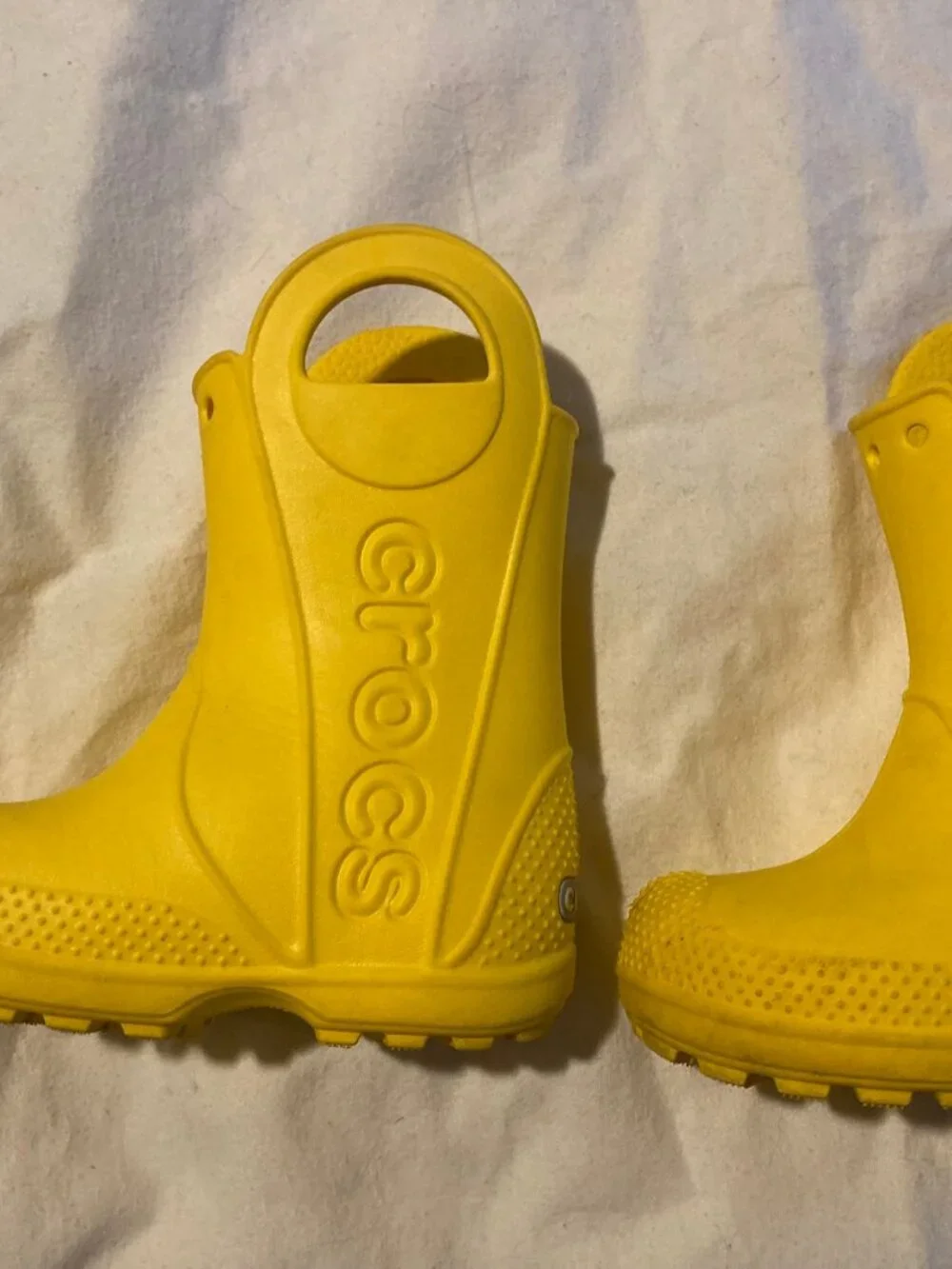 Crocs Handle It Rain Boots Yellow Child's Size C8
